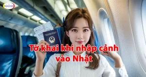 Tờ khai khi nhập cảnh vào Nhật