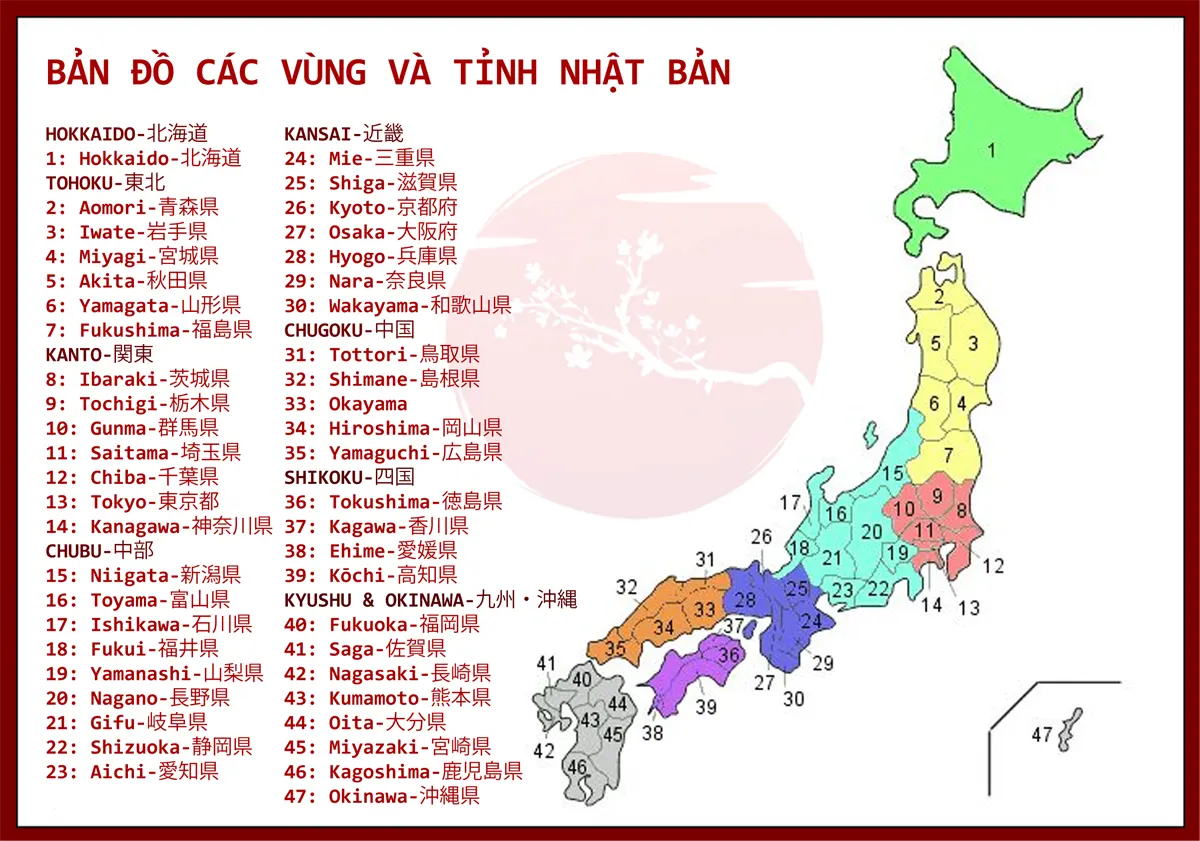 bản đồ nhật bản