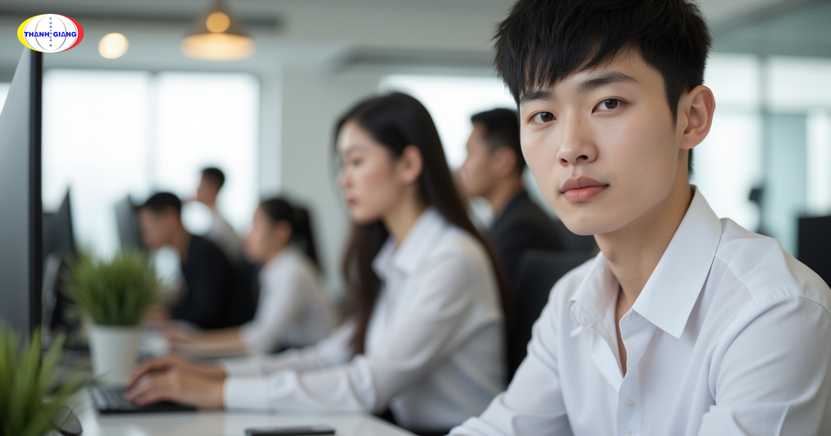 nhân viên văn phòng là nghề phổ biến yêu cầu tiếng Nhật
