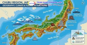 Bản đồ Nhật Bản các tỉnh