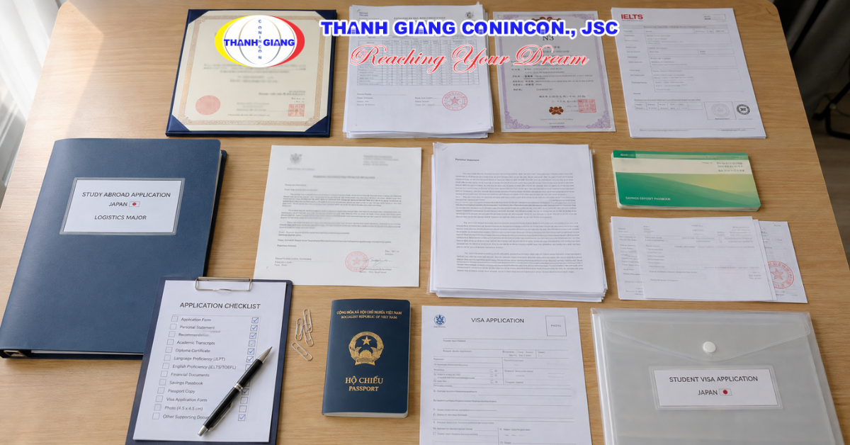Bộ giấy tờ cần chuẩn bị khi làm hồ sơ du học ngành Logistics tại Nhật Bản