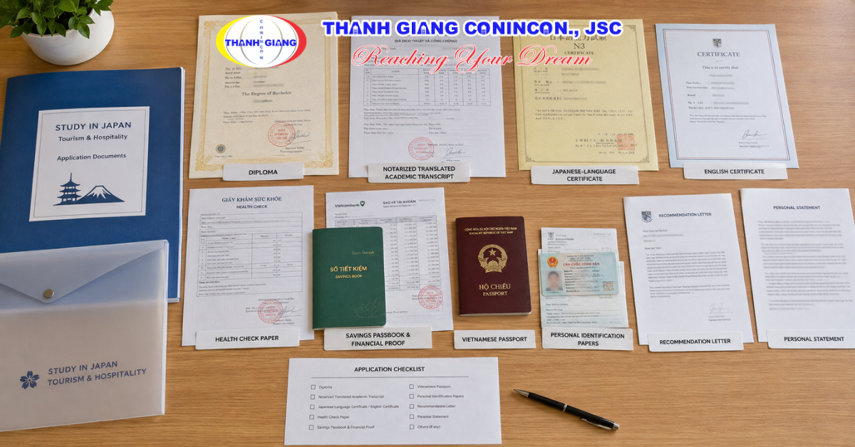 Bộ hồ sơ cần chuẩn bị khi đăng ký du học ngành Du lịch – Khách sạn tại Nhật Bản