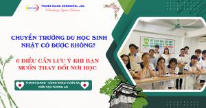 Chuyển trường du học sinh Nhật