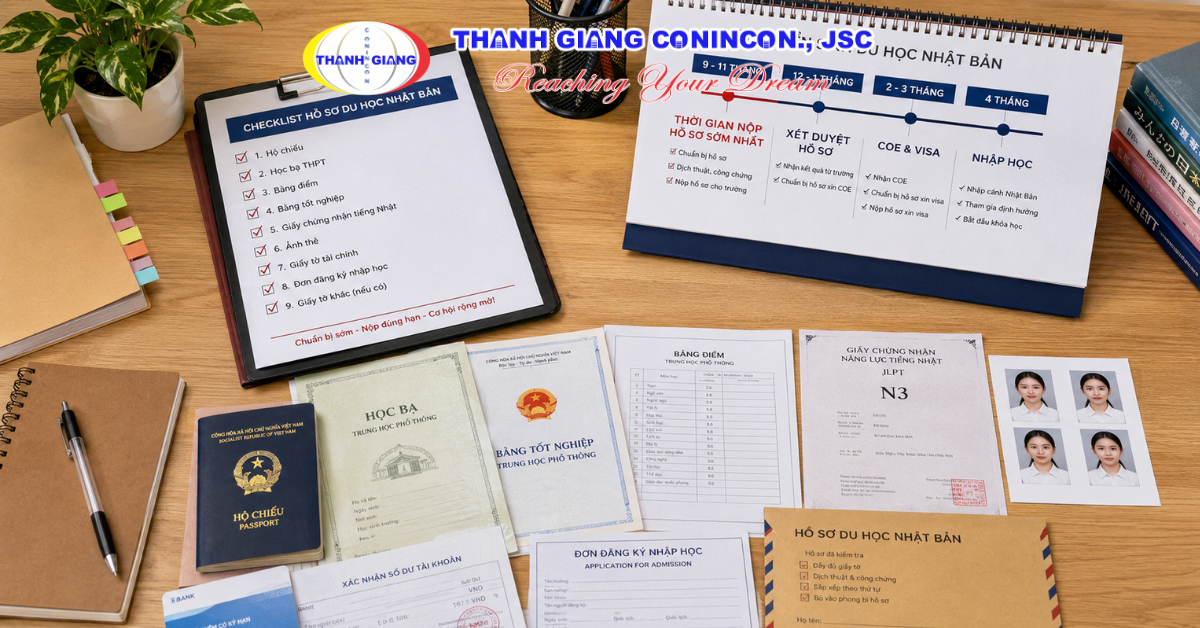 Danh sách giấy tờ cần chuẩn bị sớm trước thời hạn nộp hồ sơ du học Nhật Bản