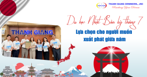 Du học Nhật Bản kỳ tháng 7