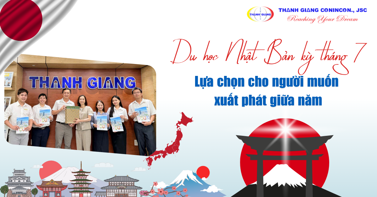 Du học Nhật Bản kỳ tháng 7