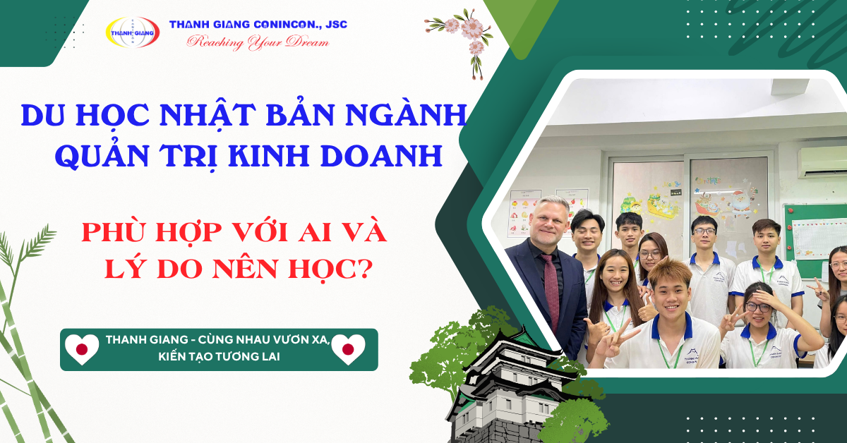Du học Nhật Bản ngành quản trị kinh doanh