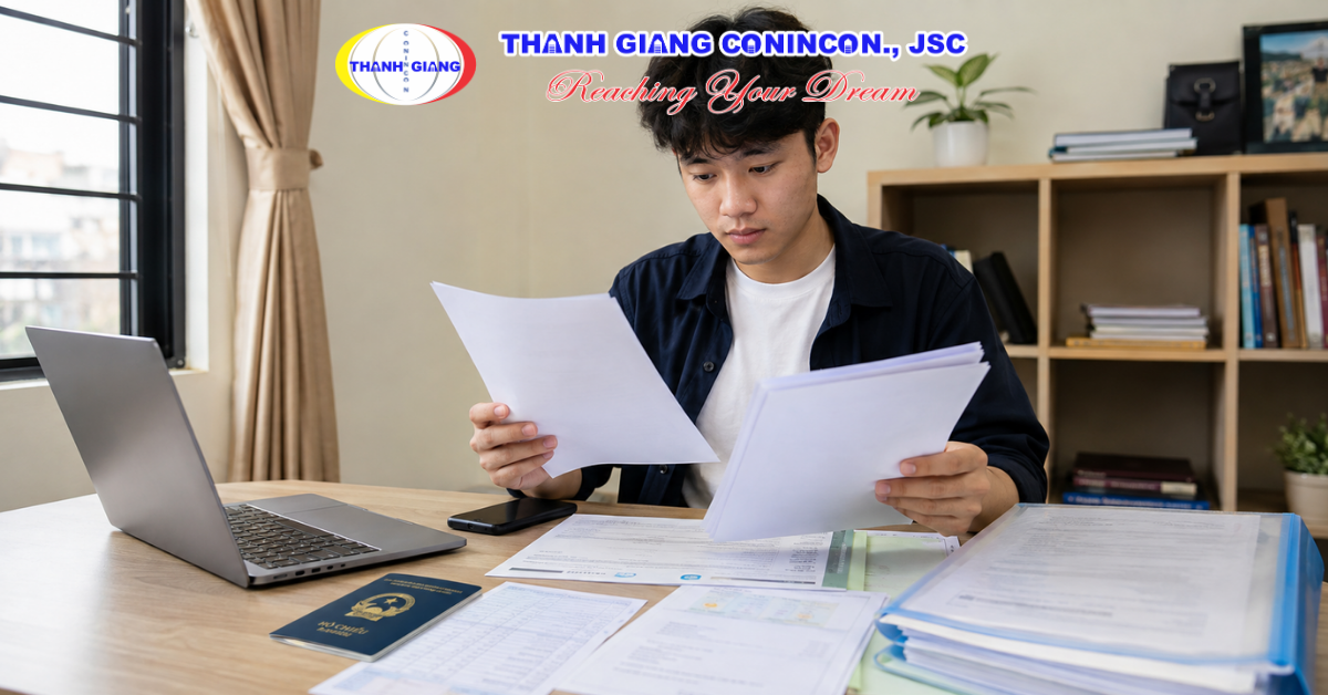 Du học sinh hoàn tất hồ sơ COE và đóng học phí trước khi sang Nhật