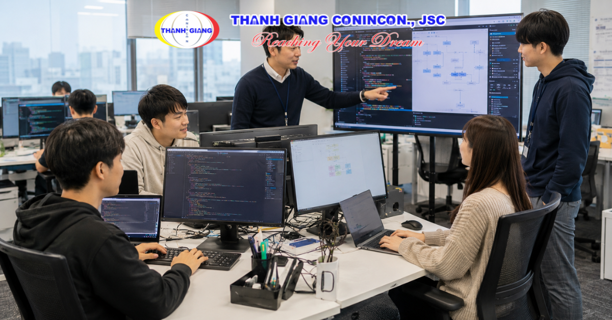 Du học sinh ngành CNTT thực tập tại tập đoàn công nghệ lớn ở Nhật Bản