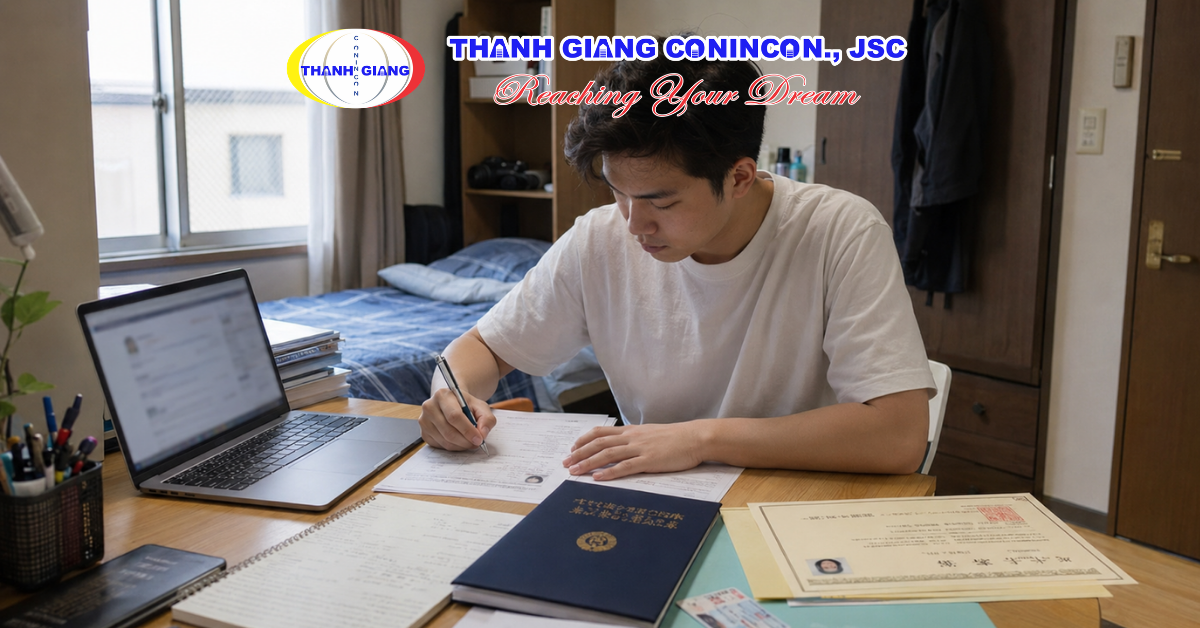 Du học sinh nghiên cứu hoàn thiện CV để xin việc tại Nhật Bản