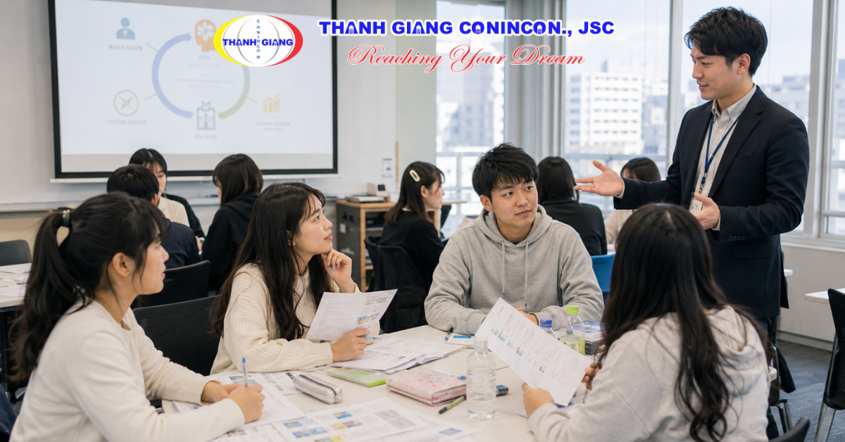 Du học sinh tham gia buổi định hướng để đánh giá năng lực và lựa chọn hướng đi phù hợp