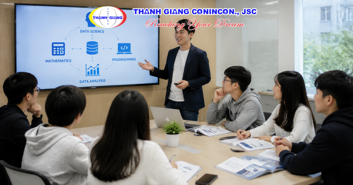 Du học sinh tham gia buổi tư vấn để đánh giá sự phù hợp với ngành Khoa học dữ liệu