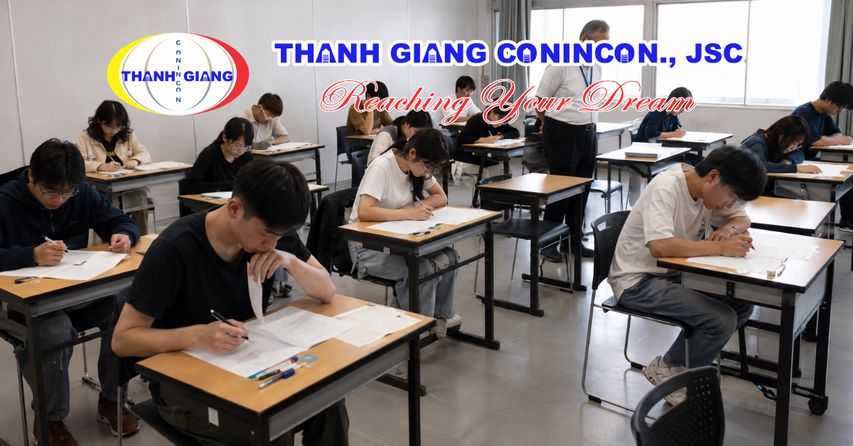 Du học sinh tham gia kỳ thi EJU để chuẩn bị vào đại học Nhật Bản