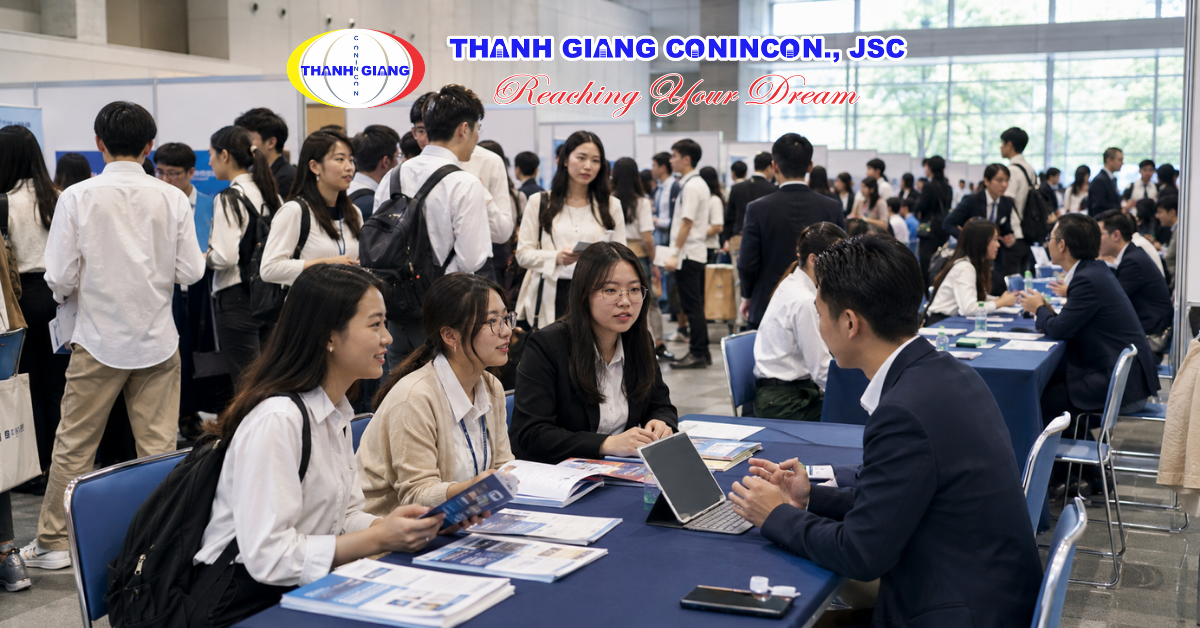Du học sinh tham gia ngày hội việc làm và gặp gỡ doanh nghiệp tại Nhật Bản