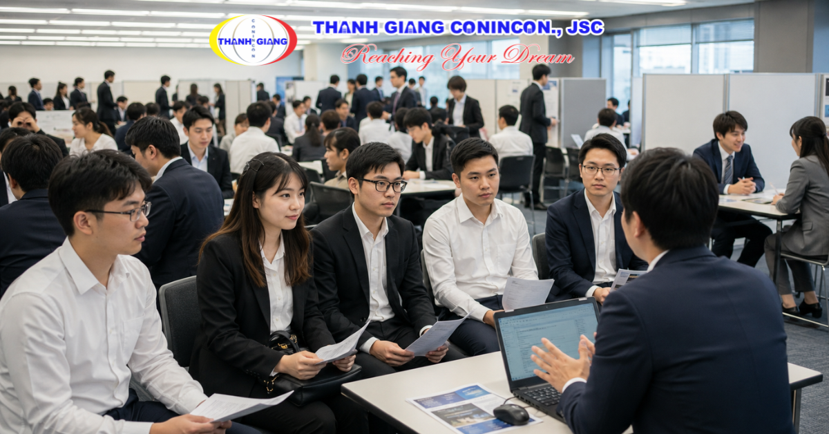 Du học sinh tham gia tuyển dụng nhân sự IT tại Nhật Bản