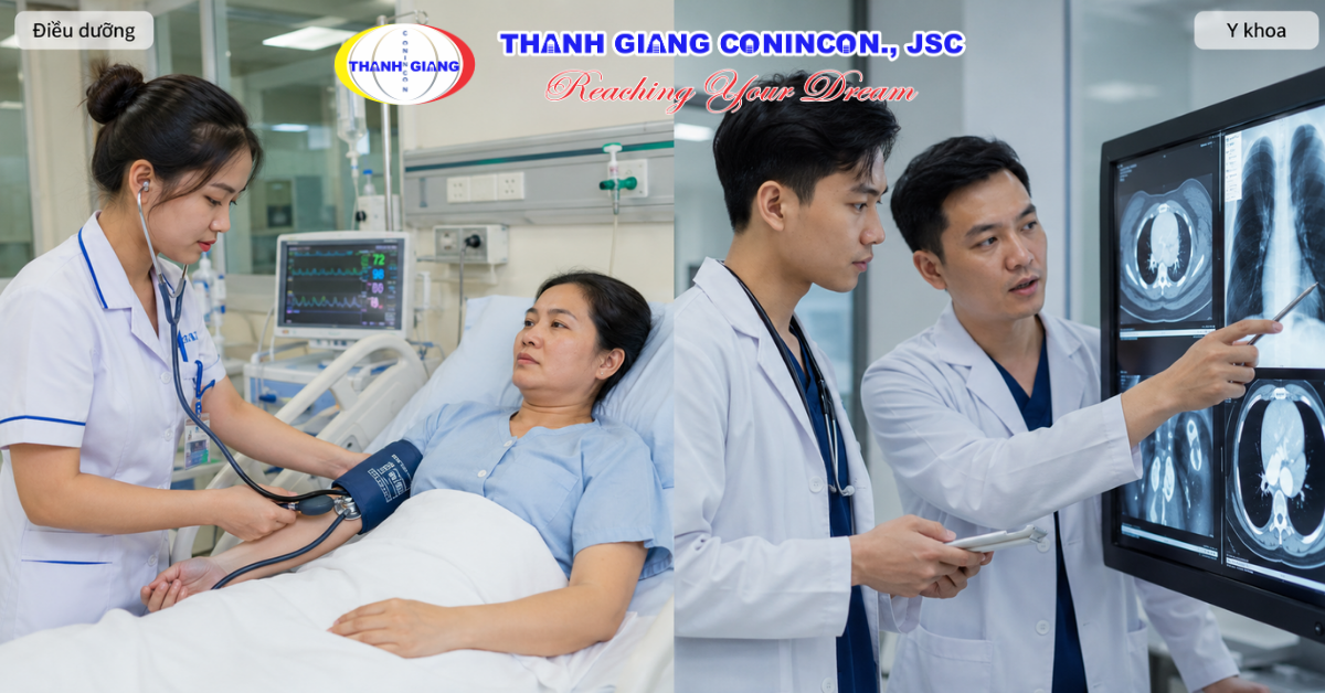 Du học sinh thực hành Điều dưỡng và Y khoa trong môi trường bệnh viện