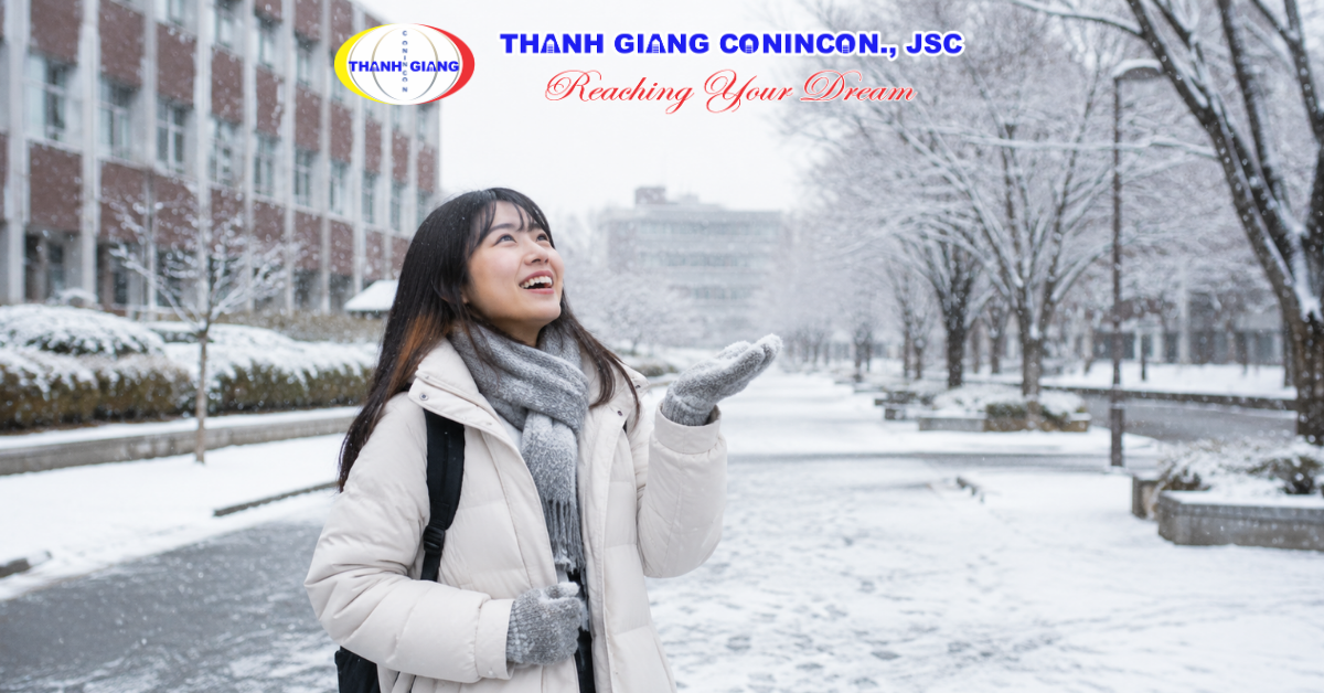 Du học sinh trải nghiệm mùa đông đầu tiên khi bắt đầu cuộc sống tại Nhật Bản