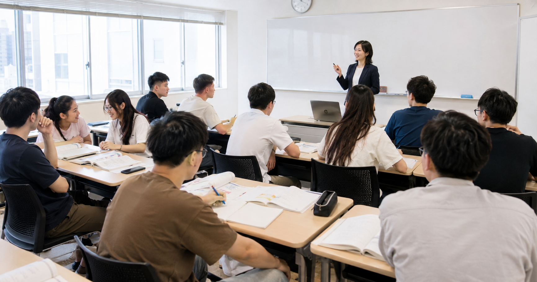 Lớp dạy học tiếng Nhật dành cho du học sinh để chuẩn bị làm việc tại Nhật Bản