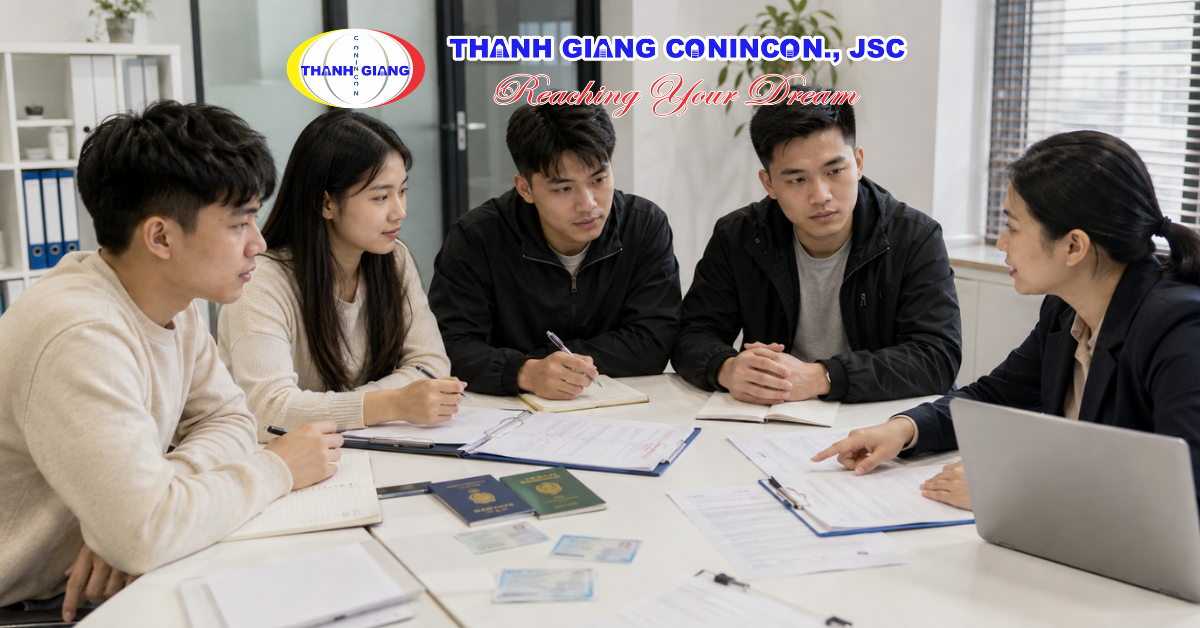 Nhóm du học sinh tìm hiểu điều kiện chuyển từ visa du học sang visa Kỹ năng đặc định Nhật Bản