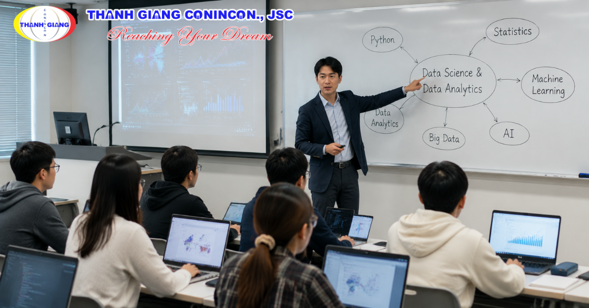 Sinh viên học những gì trong ngành Khoa học dữ liệu và Phân tích dữ liệu tại Nhật Bản